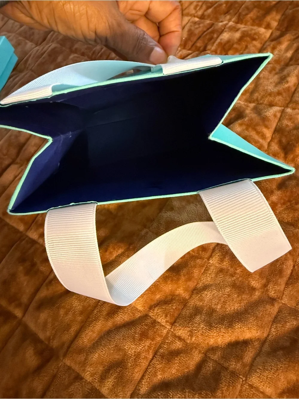 Tiffany & Co. Blue Gift Bag and Box Set